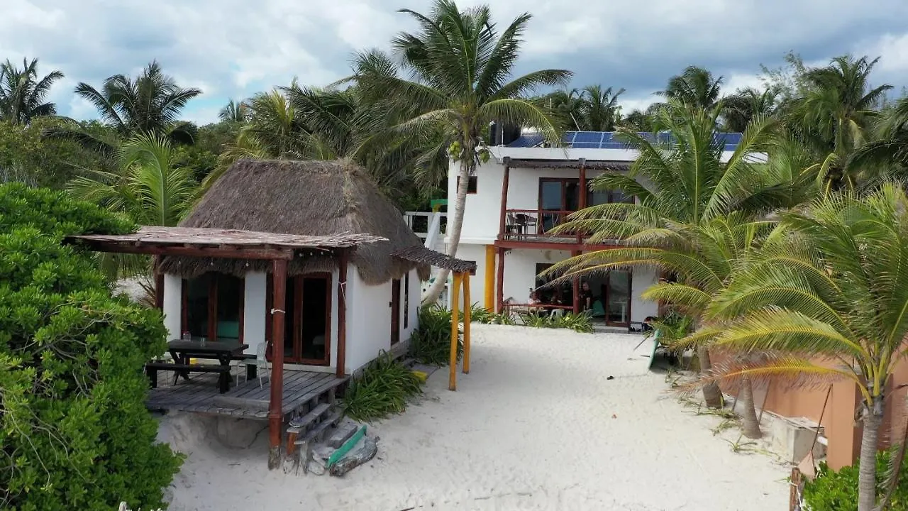 Pensjonat Hotel El Secreto Ocean Front Cabin Xpu Há